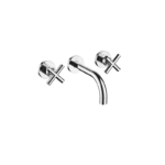 TARA Wall-mounted basin mixer without pop-up waste - Chrome