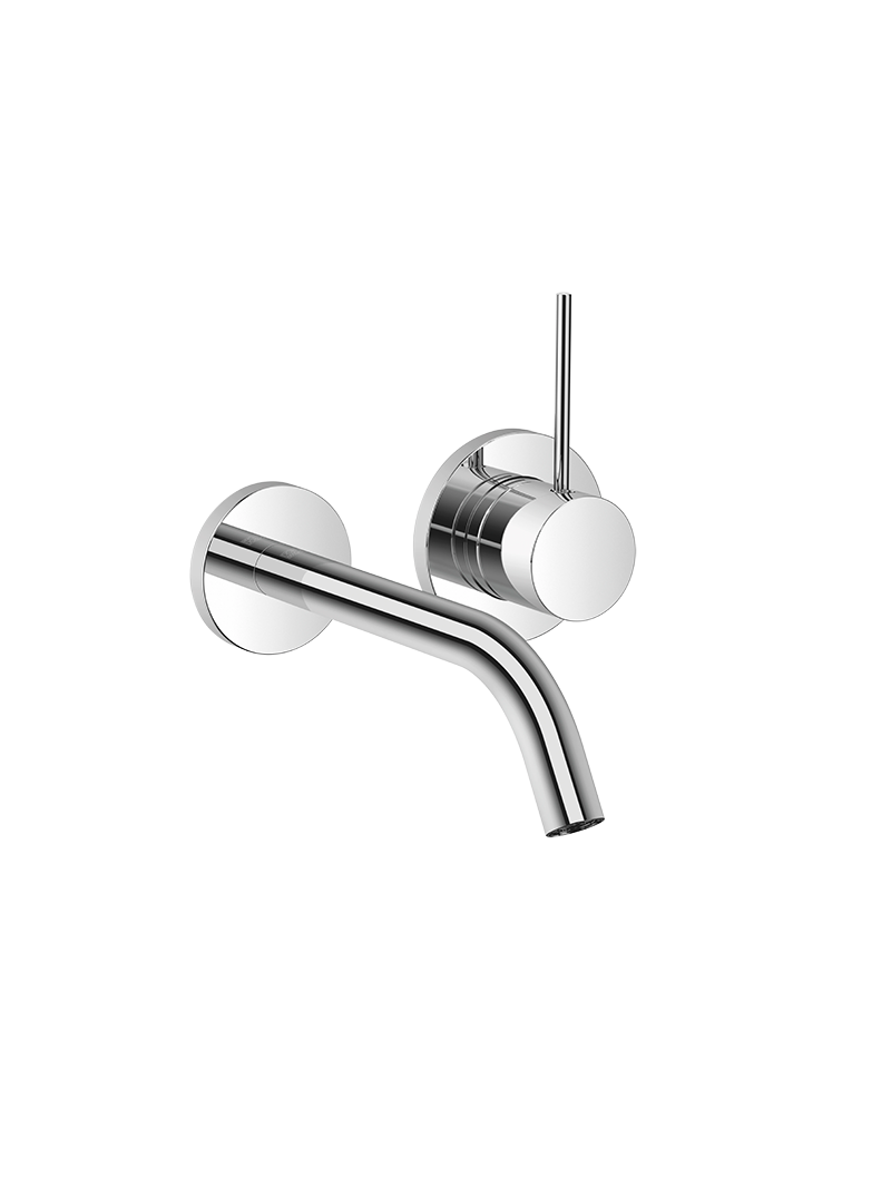 88EKmdSa META META SLIM Wall-mounted single-lever basin mixer without pop-up waste - Chrome - Görsel 1