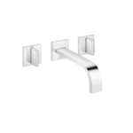 MEM Wall-mounted basin mixer without pop-up waste - Chrome