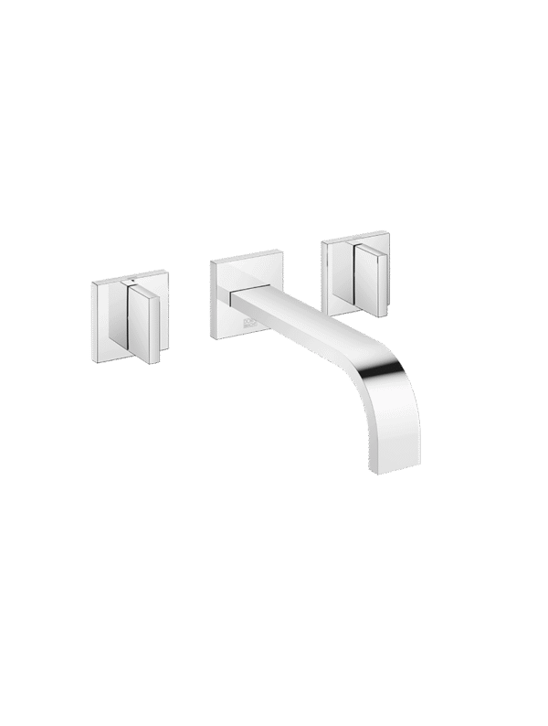 MEM Wall-mounted basin mixer without pop-up waste - Chrome