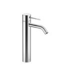 META META SLIM Single-lever basin mixer with raised base without pop-up waste - Chrome
