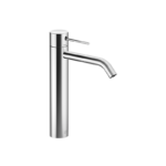 META META SLIM Single-lever basin mixer with raised base without pop-up waste - Chrome