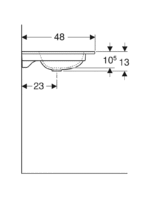 Geberit iCon mobilyalı lavabo - Görsel 5