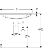 Geberit iCon mobilyalı lavabo - Görsel 4