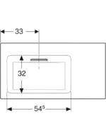 Geberit ONE CleanDrain mobilya tipi lavabo, sağ etajer - Görsel 10