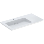 Geberit ONE CleanDrain mobilya tipi lavabo, sol etajer