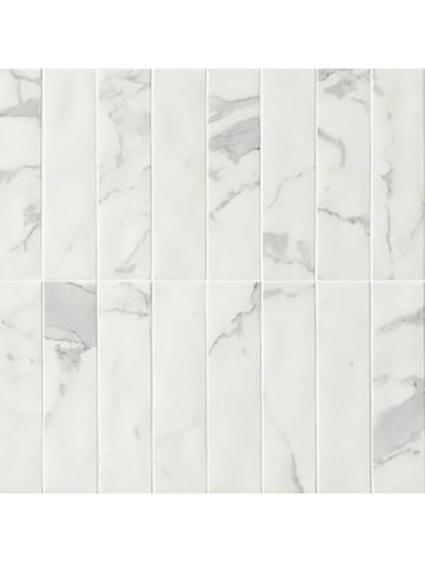 MINIATURE SCULTOREA STATUARIO VENA ARGENTO 6x24