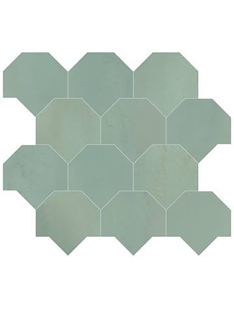 VULCANICA VERDIRAME SCAGLIE TESSERE Mozaik - Görsel 1