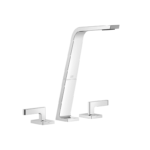 CL.1 Three-hole basin mixer without pop-up waste - Chrome