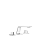 CL.1 Three-hole basin mixer without pop-up waste - Chrome
