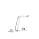 CL.1 Three-hole basin mixer without pop-up waste - Chrome