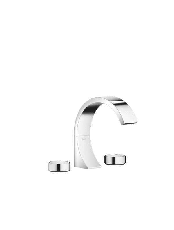 CYO Three-hole basin mixer with pop-up waste - Chrome