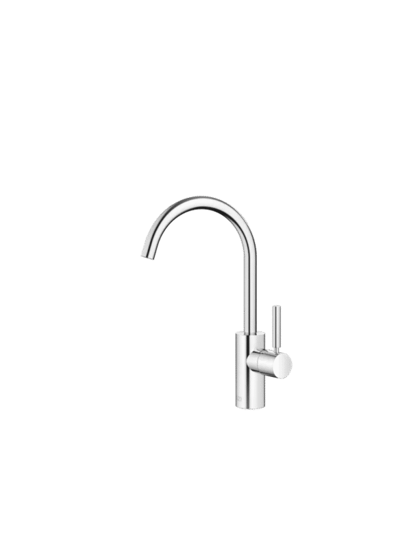 META Single-lever basin mixer without pop-up waste - Chrome