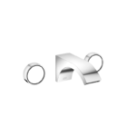 CYO Wall-mounted basin mixer without pop-up waste - Chrome