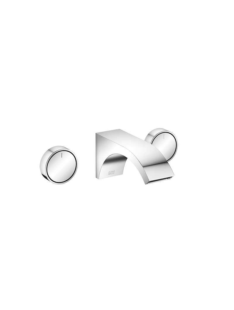clE1ZXDx CYO Wall-mounted basin mixer without pop-up waste - Chrome - Görsel 1