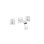MEM Wall-mounted basin mixer without pop-up waste - Chrome