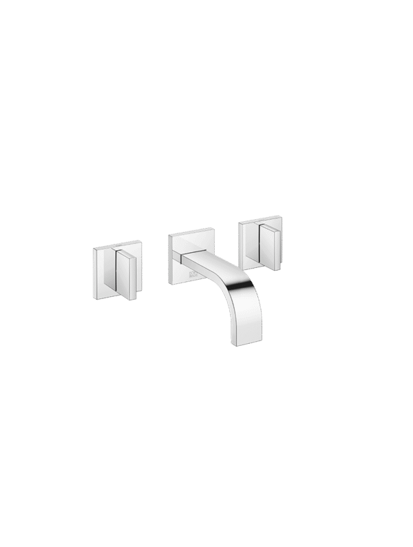 MEM Wall-mounted basin mixer without pop-up waste - Chrome