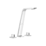 CL.1 Three-hole basin mixer without pop-up waste - Chrome