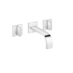 MEM Wall-mounted basin mixer without pop-up waste - Chrome