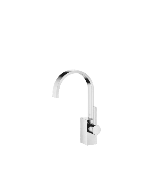 MEM Single-lever basin mixer without pop-up waste - Chrome