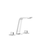 CL.1 Three-hole basin mixer without pop-up waste - Chrome
