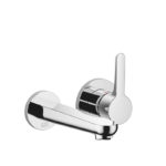 DORNBRACHT YAMOU Wall-mounted single-lever basin mixer without pop-up waste - Chrome