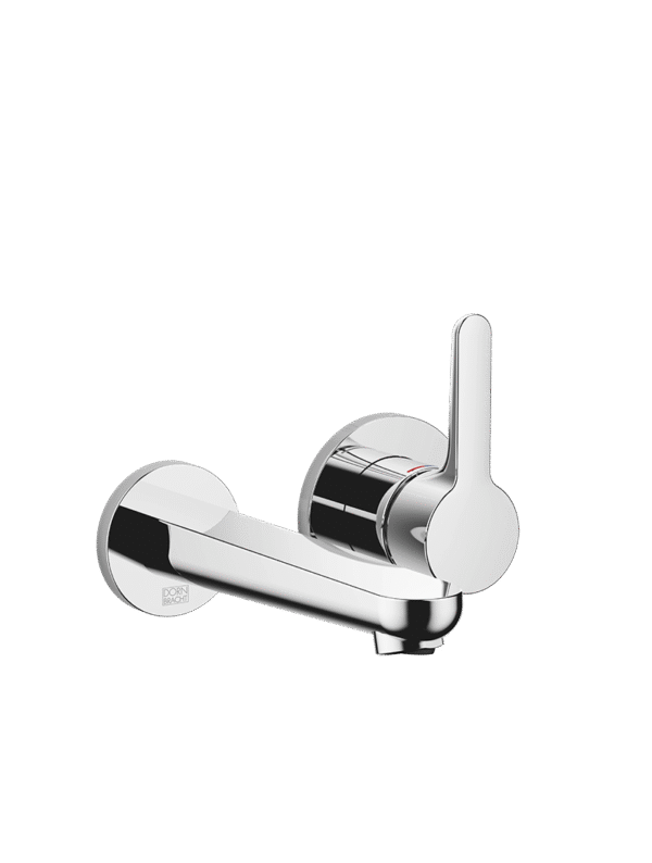 DORNBRACHT YAMOU Wall-mounted single-lever basin mixer without pop-up waste - Chrome