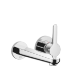 DORNBRACHT YAMOU Wall-mounted single-lever basin mixer without pop-up waste - Chrome