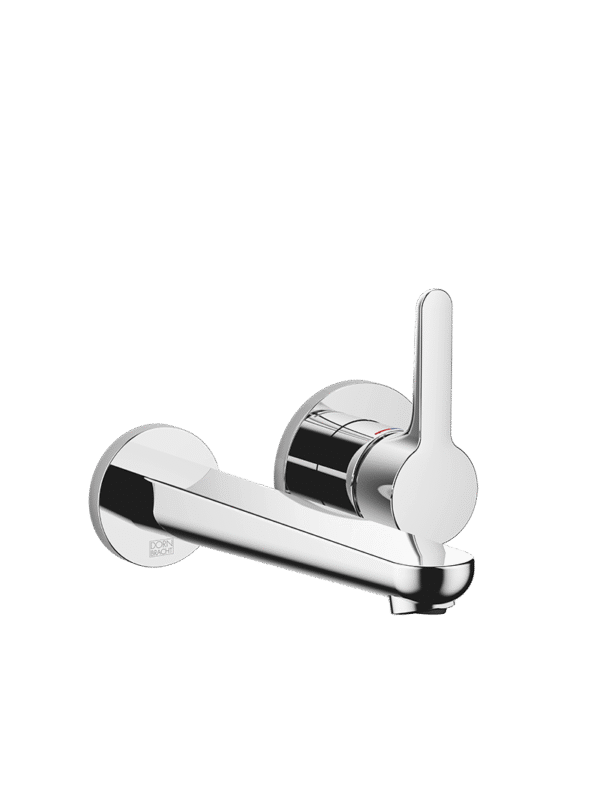 DORNBRACHT YAMOU Wall-mounted single-lever basin mixer without pop-up waste - Chrome