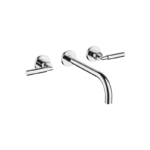 TARA Wall-mounted basin mixer without pop-up waste - Chrome