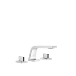 CL.1 Three-hole basin mixer without pop-up waste - Chrome