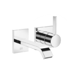 IMO Wall-mounted single-lever basin mixer without pop-up waste - Chrome