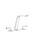 CL.1 Three-hole basin mixer without pop-up waste - Chrome
