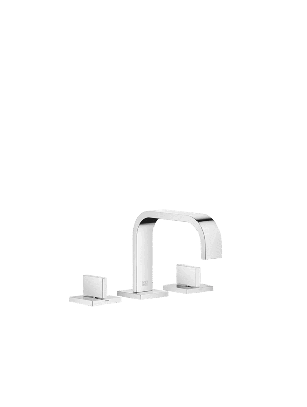 MEM Three-hole basin mixer with pop-up waste - Chrome
