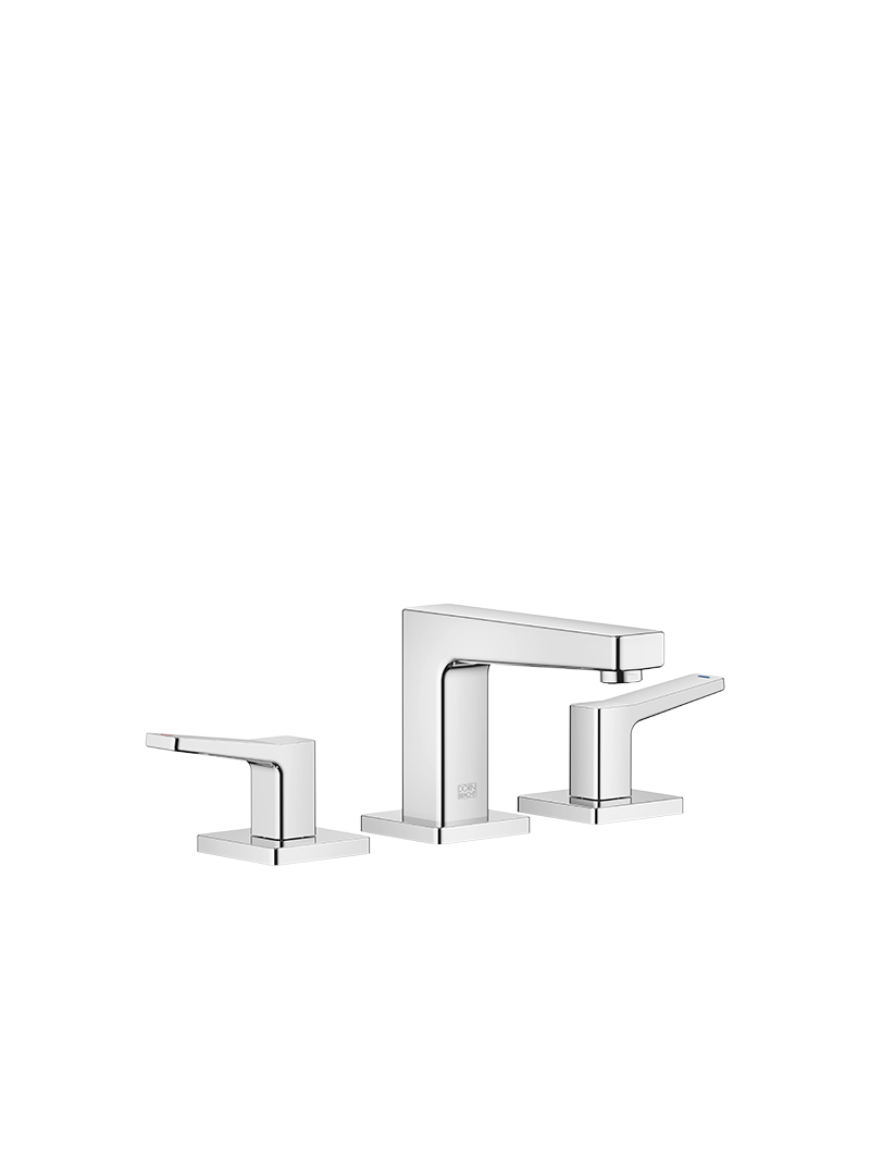 38zPC5gb.png DORNBRACHT YARRE Three-hole basin mixer without pop-up waste - Chrome - Görsel 1