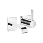 IMO Wall-mounted single-lever basin mixer without pop-up waste - Chrome