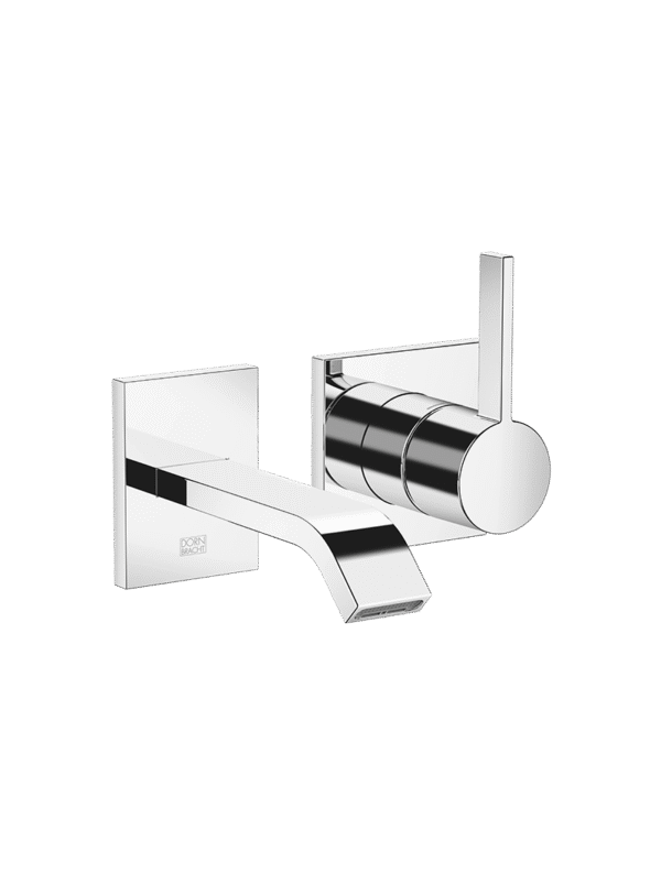 IMO Wall-mounted single-lever basin mixer without pop-up waste - Chrome