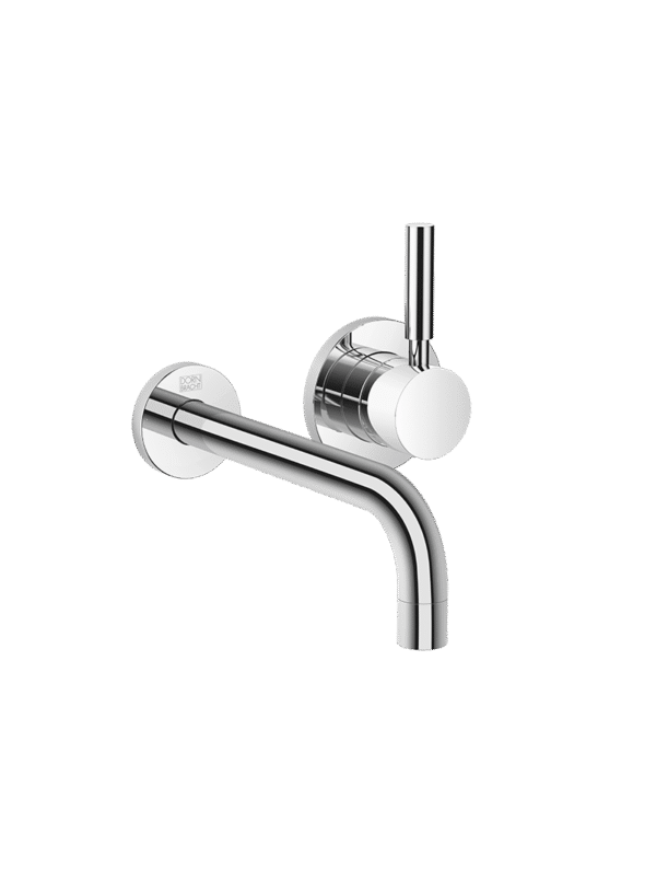 EDITION PRO Wall-mounted single-lever basin mixer without pop-up waste - Chrome