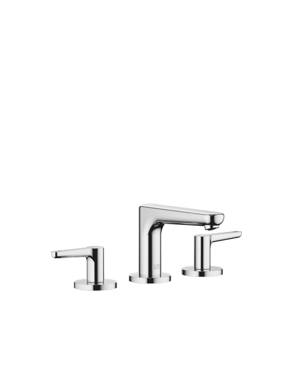 DORNBRACHT YAMOU Three-hole basin mixer without pop-up waste - Chrome