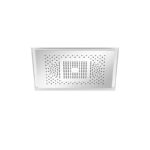 SERENITY SKY Rain panel for recessed ceiling installation with light FlowReduce - Chrome