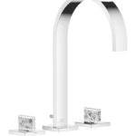CYO Two-hole basin mixer without pop-up waste - Chrome