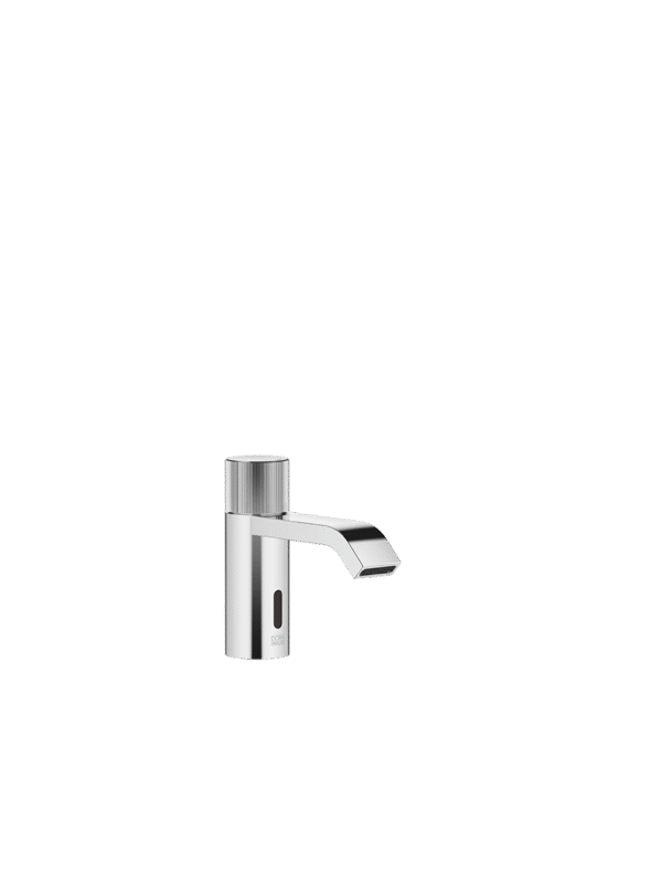 IMO Washstand fitting with electronic opening and closing function without pop-up waste - Chrome