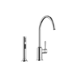 VAIA Single-lever mixer with rinsing spray set - Chrome