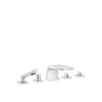 CL.1 Five-hole bath mixer for deck mounting with diverter - Chrome
