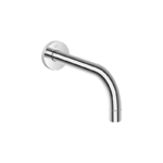 Wall-mounted basin spout without pop-up waste - Chrome