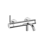 META Single-lever bath mixer for wall mounting without shower set - Chrome