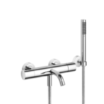META Bath thermostat for wall mounting with hand shower set - Chrome