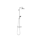 Showerpipe with shower thermostat - Chrome