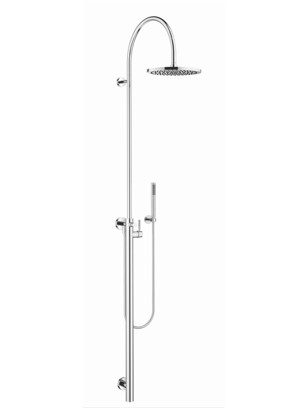 Shower system with single-lever shower mixer - Chrome