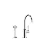 VAIA Single-lever mixer with rinsing spray set - Chrome